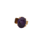 Bague 55 Bague vintage en or jaune 18 carats avec améthyste cabochon 58 Facettes 21002649