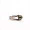 Bague 56 FOPE - Parure bague et boucles d’oreilles en or blanc 18 ct, perle de Tahiti et diamants 58 Facettes 21009020