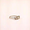 Bague 57 Bague trois pierres en platine avec diamants taille ancienne 58 Facettes 21026706