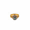 Bague 54 Bague en or jaune 18 carats, aigue-marine et diamants 58 Facettes 21015649