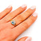 Bague 54 Bague en or jaune 18 carats, aigue-marine et diamants 58 Facettes 21015649