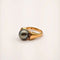 Bague 52 Bague en or jaune 14 ct avec perle de Tahiti et diamants 58 Facettes 21001666