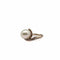Bague 50 Bague vintage en or blanc 18 carats avec perle de mer et diamants 58 Facettes 21002380