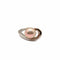 Bague 53 Bague en or blanc 18 carats et perle 58 Facettes 21001901
