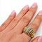 Bague 57 Bague vintage en or jaune et blanc 18 carats et diamants 58 Facettes 21003004