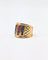 Bague 56 Bague saphirs et rubis en or jaune 18 carats 58 Facettes 21025068
