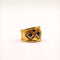 Bague 44 Bague vintage en or jaune 18 carats, saphirs et diamants 58 Facettes 21024368