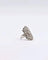 Bague 51 Bague Art déco en or blanc 18 carats et diamants 0,60 ct 58 Facettes 21002540