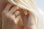 Bague 50 Bague en or jaune 18 carats avec diamants 0,49 ct 58 Facettes