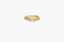 Bague 50 Bague en or jaune 18 carats avec diamants 0,49 ct 58 Facettes