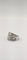Bague 54 Bague d’éternité vintage demi-alliance en or blanc 18 carats et diamants 58 Facettes 21002984