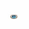 Bague 48 Shimansky - Bague en platine avec topaze bleue ovale 4,50 ct 58 Facettes 21002687