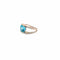 Bague 48 Shimansky - Bague en platine avec topaze bleue ovale 4,50 ct 58 Facettes 21002687