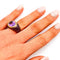Bague 53 Yanes Jeweller - Bague en or jaune 18 carats avec améthyste et émail 58 Facettes 21010460