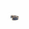 Bague 54 Bague en or blanc 18 carats avec saphirs et diamants 58 Facettes
