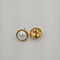 Boucles d'oreilles Tiffany & Co. Paloma Picasso - Boucles d'oreilles puces en or jaune 18 carats et perles 58 Facettes