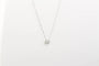 Collier Collier en or blanc 18 carats avec diamants 58 Facettes