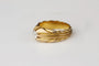 Bague 53 Bague solitaire en or jaune 18 carats avec diamant 0,35 ct 58 Facettes