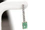 Boucles d'oreilles Boucles d’oreilles en or bicolore 18K avec émeraudes et diamants 58 Facettes