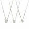 Collier Collier solitaire en or blanc 18k avec diamant 0,15 ct 58 Facettes