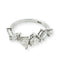 Bague 53 Bague multi-tailles en or blanc 18 carats et diamants 1,46 ct 58 Facettes
