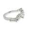 Bague 53 Bague multi-tailles en or blanc 18 carats et diamants 1,46 ct 58 Facettes