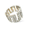 Bague 53 Bague vintage en or blanc 18 carats et diamants 58 Facettes