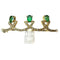 Bracelet Bracelet en or jaune 18K avec émeraudes et diamants 58 Facettes