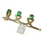 Bracelet Bracelet en or jaune 18K avec émeraudes et diamants 58 Facettes