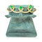 Bracelet Bracelet en or jaune 18K avec émeraudes et diamants 58 Facettes