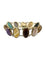 Bracelet Bracelet pierres fines multicolores en or jaune 18K 58 Facettes