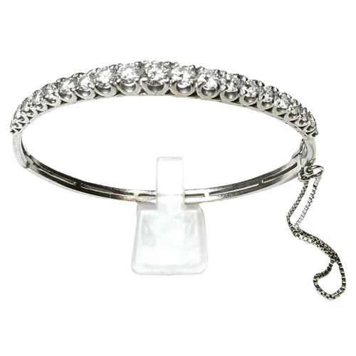 Bracelet Bracelet tennis en or blanc 18K et diamants 2,5 ct 58 Facettes