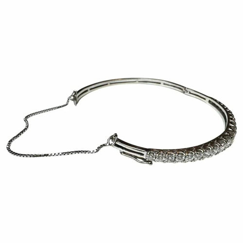 Bracelet Bracelet tennis en or blanc 18K et diamants 2,5 ct 58 Facettes