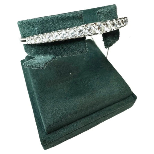 Bracelet Bracelet tennis en or blanc 18K et diamants 2,5 ct 58 Facettes