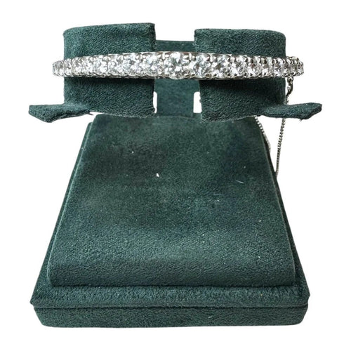 Bracelet Bracelet tennis en or blanc 18K et diamants 2,5 ct 58 Facettes