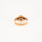 Bague 51 Bague marguerite Napoléon III en or jaune, diamants et perles 58 Facettes