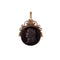 Pendentif Médaillon intaille sur sardoine XIXe siècle en or 18 carats 58 Facettes