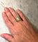 Bague 53.5 Bague Art nouveau ancienne en or jaune 18 carats avec opale 58 Facettes
