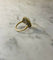 Bague 53.5 Bague Art nouveau ancienne en or jaune 18 carats avec opale 58 Facettes