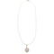 Collier Collier ancien - Pendentif pavé de diamants en or gris 18 carats 58 Facettes