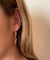 Boucles d'oreilles Pendants d’oreilles transformables fin XIXe siècle en or jaune 18 carats 58 Facettes