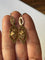 Boucles d'oreilles Pendants d’oreilles transformables fin XIXe siècle en or jaune 18 carats 58 Facettes