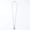 Collier Collier Art Nouveau - Motif goutte en or gris 18 carats et diamants 58 Facettes