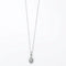 Collier Collier Art Nouveau - Motif goutte en or gris 18 carats et diamants 58 Facettes