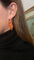 Boucles d'oreilles Boucles d'oreilles pendantes en or jaune 18 carats et corail 58 Facettes