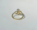 Bague 55 Bague entrelacs pavée de diamants en or jaune et gris 18 carats 58 Facettes