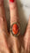 Bague 50 Bague camée corail en or jaune 18 carats 58 Facettes