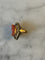 Bague 50 Bague camée corail en or jaune 18 carats 58 Facettes