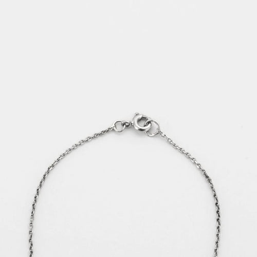 Collier Collier - Motif pampille en or gris 18 carats et diamants 58 Facettes