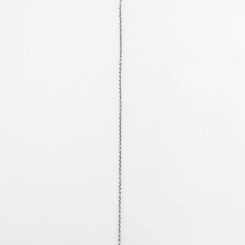 Collier Collier - Motif pampille en or gris 18 carats et diamants 58 Facettes